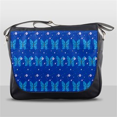 Glitter Butterfly Messenger Bag by Sparkle