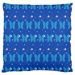 Glitter Butterfly Standard Flano Cushion Case (one Side) by Sparkle