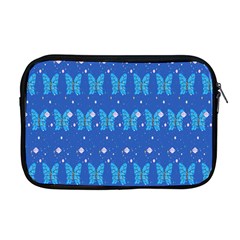 Glitter Butterfly Apple Macbook Pro 17  Zipper Case by Sparkle