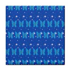 Glitter Butterfly Tile Coaster by Sparkle