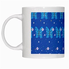 Glitter Butterfly White Mugs by Sparkle