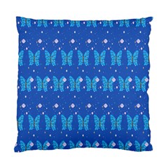 Glitter Butterfly Standard Cushion Case (one Side) by Sparkle