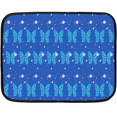 Glitter Butterfly Fleece Blanket (mini) by Sparkle