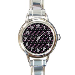 Galaxy Cats Round Italian Charm Watch by Sparkle