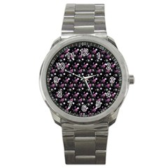 Galaxy Cats Sport Metal Watch by Sparkle