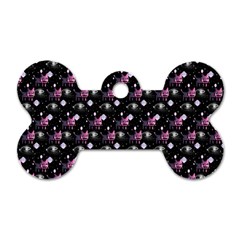 Galaxy Cats Dog Tag Bone (one Side) by Sparkle