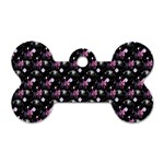 Galaxy Cats Dog Tag Bone (Two Sides) Front