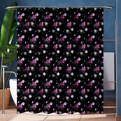 Galaxy Cats Shower Curtain 60  X 72  (medium)  by Sparkle