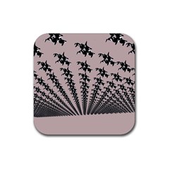 3dfishes Rubber Coaster (square)  by Sparkle