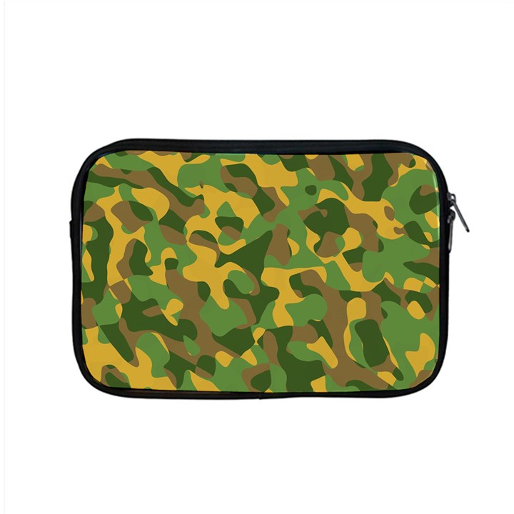 Yellow Green Brown Camouflage Apple MacBook Pro 15  Zipper Case