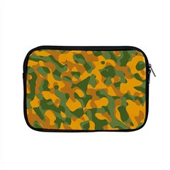 Green And Orange Camouflage Pattern Apple Macbook Pro 15  Zipper Case