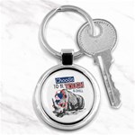 Choose To Be Tough & Chill Key Chain (Round) Front