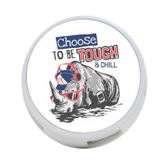 Choose To Be Tough & Chill 4-port Usb Hub (one Side) by Bigfootshirtshop