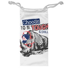 Choose To Be Tough & Chill Jewelry Bag by Bigfootshirtshop