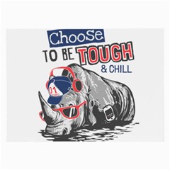 Choose To Be Tough & Chill Large Glasses Cloth (2 Sides)