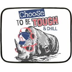 Choose To Be Tough & Chill Fleece Blanket (mini)