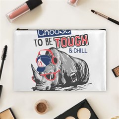 Choose To Be Tough & Chill Cosmetic Bag (large)