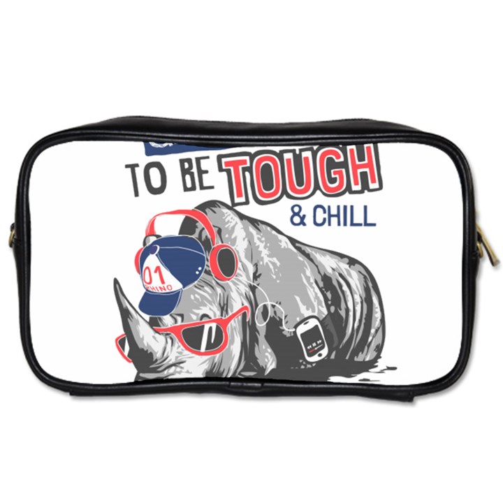 Choose To Be Tough & Chill Toiletries Bag (One Side)