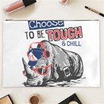 Choose To Be Tough & Chill Cosmetic Bag (XXL) Front