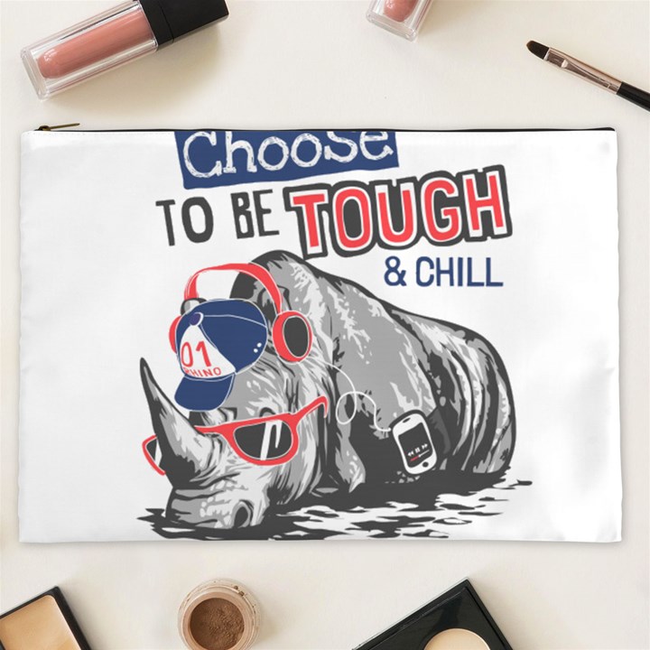 Choose To Be Tough & Chill Cosmetic Bag (XXL)