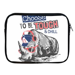 Choose To Be Tough & Chill Apple Ipad 2/3/4 Zipper Cases by Bigfootshirtshop