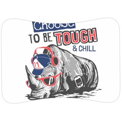 Choose To Be Tough & Chill Velour Seat Head Rest Cushion by Bigfootshirtshop