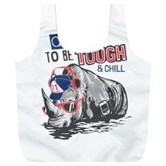 Choose To Be Tough & Chill Full Print Recycle Bag (xxl) by Bigfootshirtshop