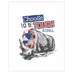 Choose To Be Tough & Chill Drawstring Bag (small)