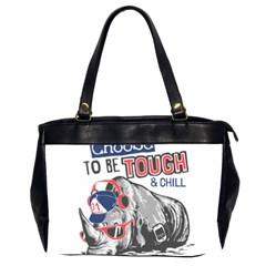 Choose To Be Tough & Chill Oversize Office Handbag (2 Sides)