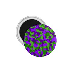 Purple and Green Camouflage 1.75  Magnets