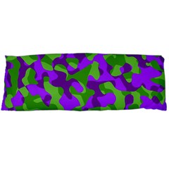 Purple and Green Camouflage Body Pillow Case (Dakimakura)