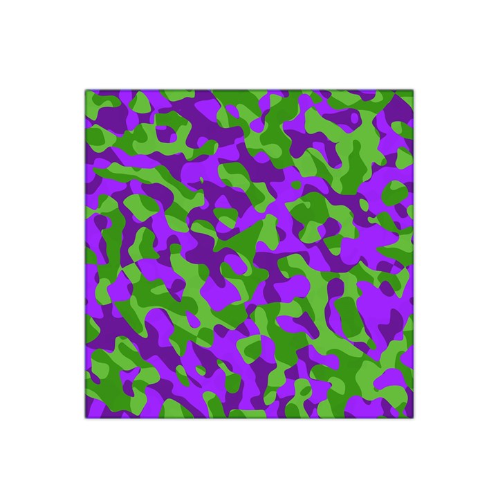 Purple and Green Camouflage Satin Bandana Scarf