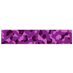 Dark Purple Camouflage Pattern Small Flano Scarf by SpinnyChairDesigns