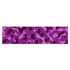 Dark Purple Camouflage Pattern Satin Scarf (oblong) by SpinnyChairDesigns