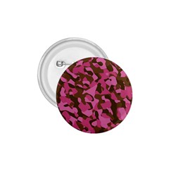 Pink And Brown Camouflage 1 75  Buttons by SpinnyChairDesigns