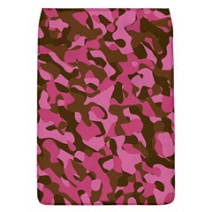 Pink And Brown Camouflage Removable Flap Cover (l) by SpinnyChairDesigns