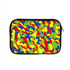 Colorful Rainbow Camouflage Pattern Apple Macbook Pro 15  Zipper Case by SpinnyChairDesigns