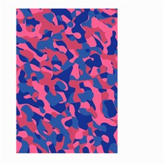 Blue and Pink Camouflage Pattern Large Garden Flag (Two Sides)