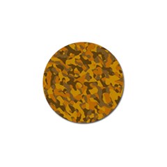 Brown And Orange Camouflage Golf Ball Marker (10 Pack) by SpinnyChairDesigns