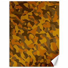 Brown And Orange Camouflage Canvas 36  X 48  by SpinnyChairDesigns