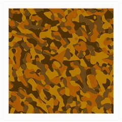 Brown And Orange Camouflage Medium Glasses Cloth