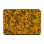 Brown and Orange Camouflage Small Doormat  24 x16  Door Mat