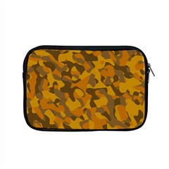 Brown And Orange Camouflage Apple Macbook Pro 15  Zipper Case by SpinnyChairDesigns