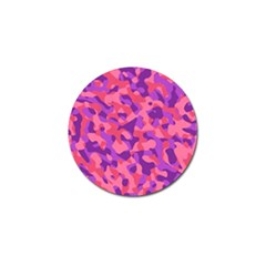 Pink And Purple Camouflage Golf Ball Marker (4 Pack) by SpinnyChairDesigns