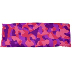 Pink And Purple Camouflage Body Pillow Case Dakimakura (two Sides) by SpinnyChairDesigns