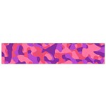 Pink and Purple Camouflage Small Flano Scarf Front