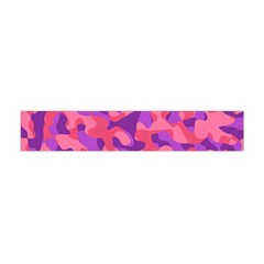 Pink And Purple Camouflage Flano Scarf (mini) by SpinnyChairDesigns