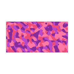 Pink And Purple Camouflage Yoga Headband by SpinnyChairDesigns