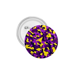 Purple And Yellow Camouflage Pattern 1 75  Buttons by SpinnyChairDesigns