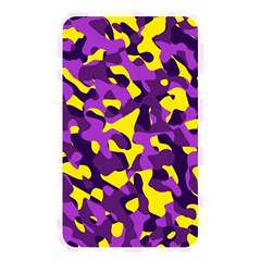 Purple And Yellow Camouflage Pattern Memory Card Reader (rectangular) by SpinnyChairDesigns